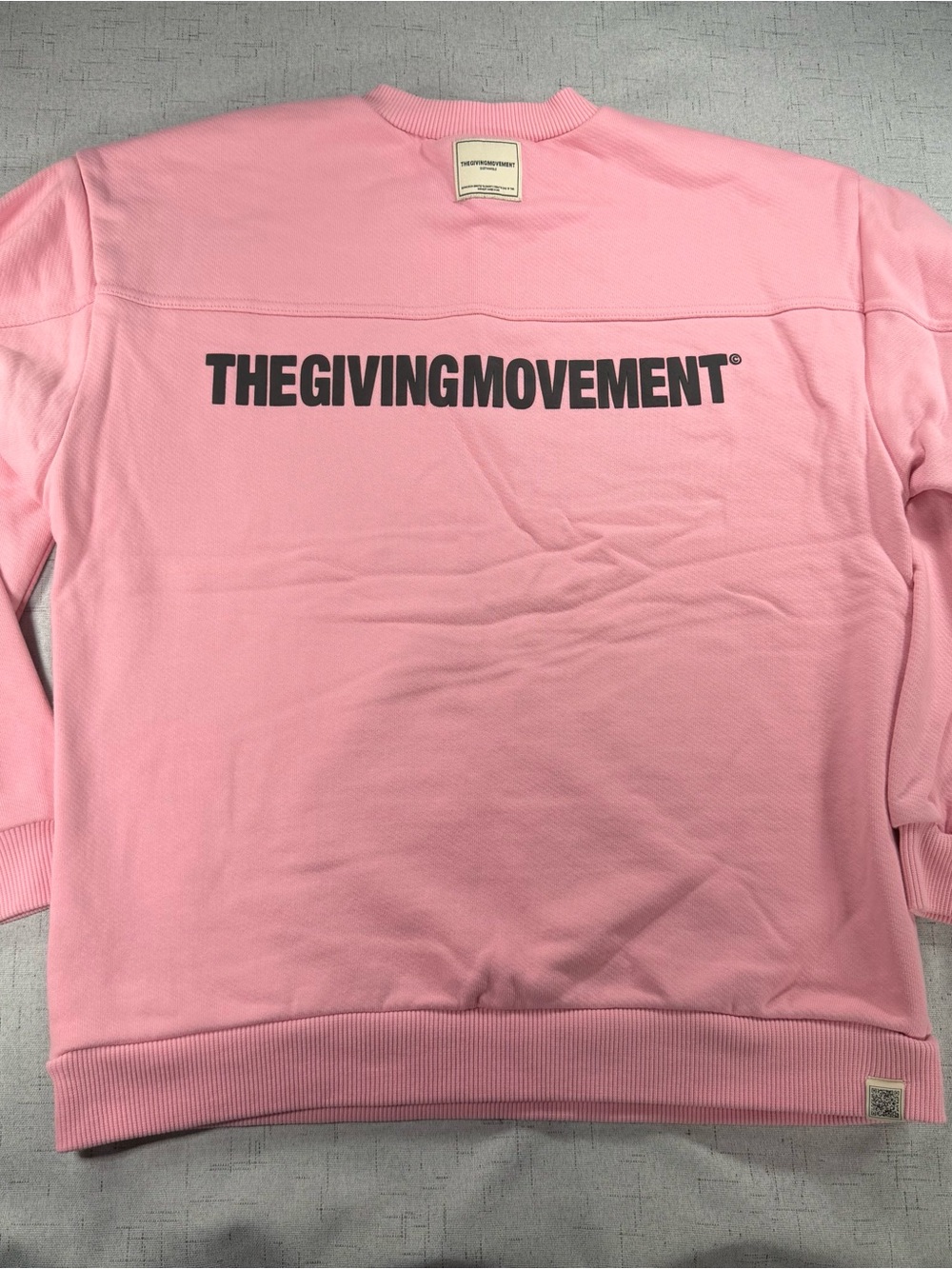 The Giving Movement Pink Crewneck Sweatshirt